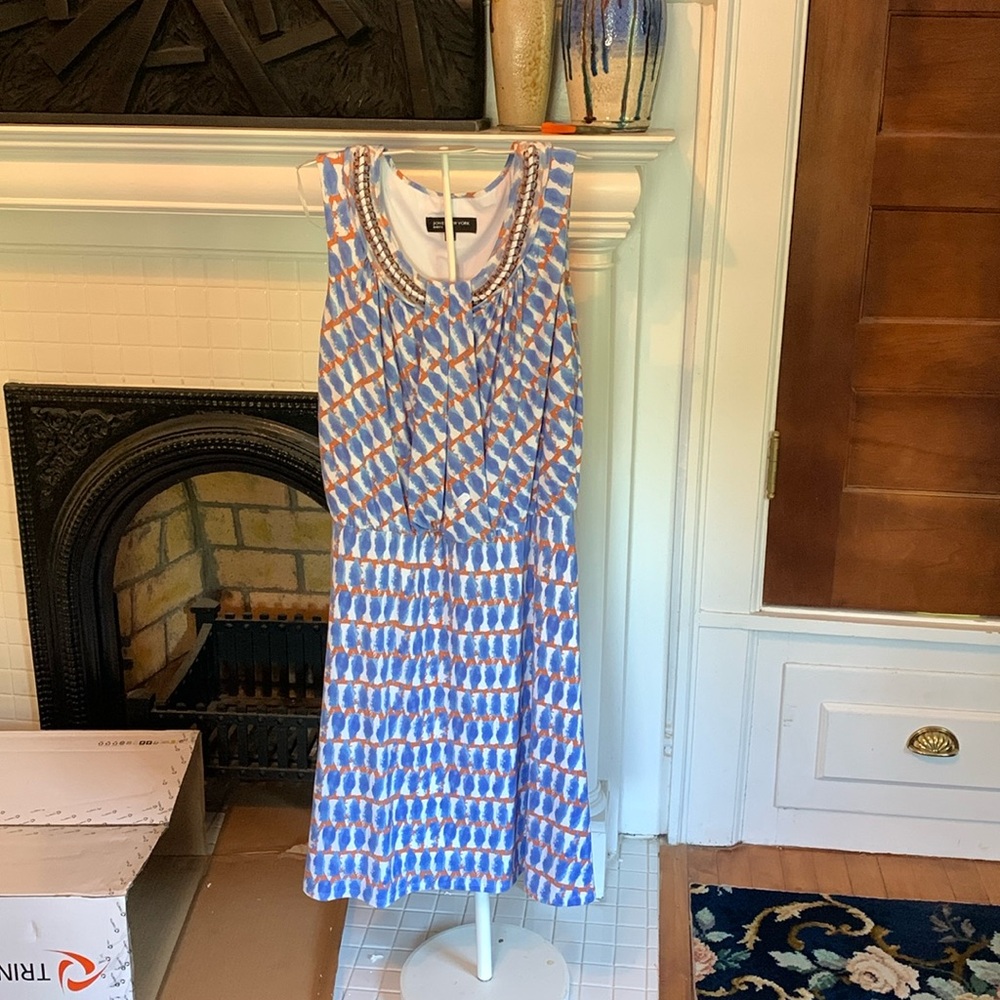 Jibes New York poly/spandex blend chain link embellished dress. Worn a few times